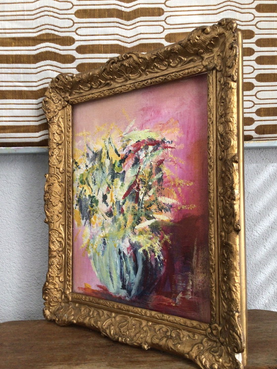 Image 1 of Oil painting in an antique frame