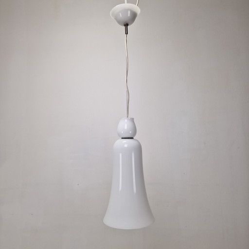Lámpara de araña Anni Trenta Luce de Venini en cristal de Murano blanco