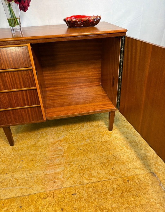 Image 1 of Mid Century Retro Teak Small Sideboard Circa 1960 Danish Design Scandinavian influence   A stylish mid century modern teak small