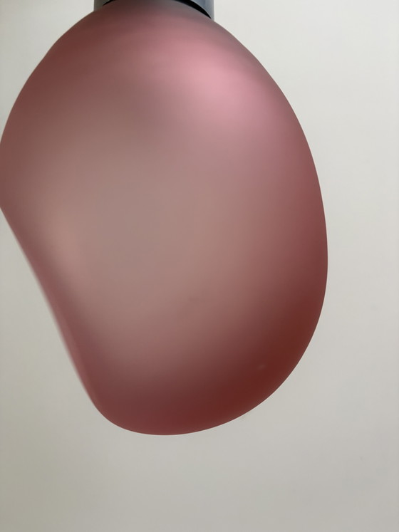 Image 1 of Vintage glass IKEA pendant lamp
