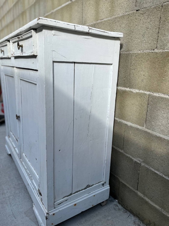 Pariser Buffet aus Massivholz Eiche – Aufbewahrungsschrank, Vintage (photo 19 of 21)