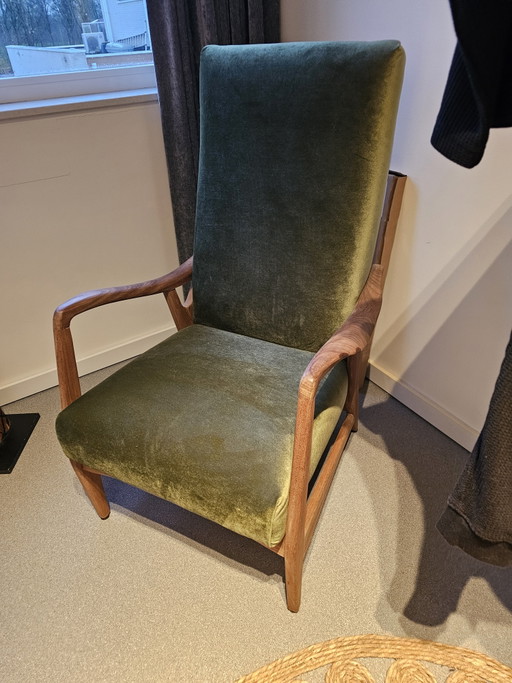 Dänischer Design-Sessel aus der Mitte des 20. Jahrhunderts | 1960er Jahre | Hohe Rückenlehne | Top-Zustand