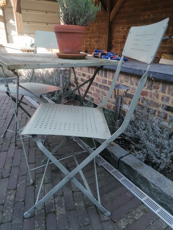 Image 1 of Set da bistrot: tavolo + 2 sedie