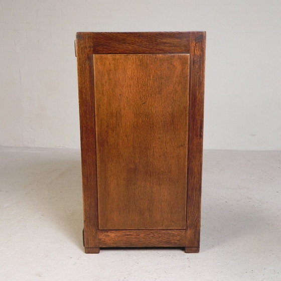 Eiken rolluikkast met 1 luik, 77 cm hoog, jaren 30 – Ladekasten, Wood (photo 9 of 18)