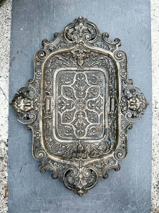 Large bronze Art Nouveau Jugendstil catchall tray – Bowls (photo 4 of 6)