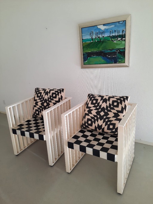 Sedie "Purkersdorf" di Moser/Josef Hoffman a 2 colonne