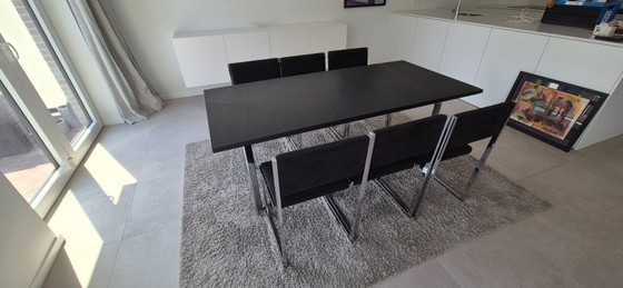 Image 1 of Tavolo da pranzo dal design moderno + 6 sedie
