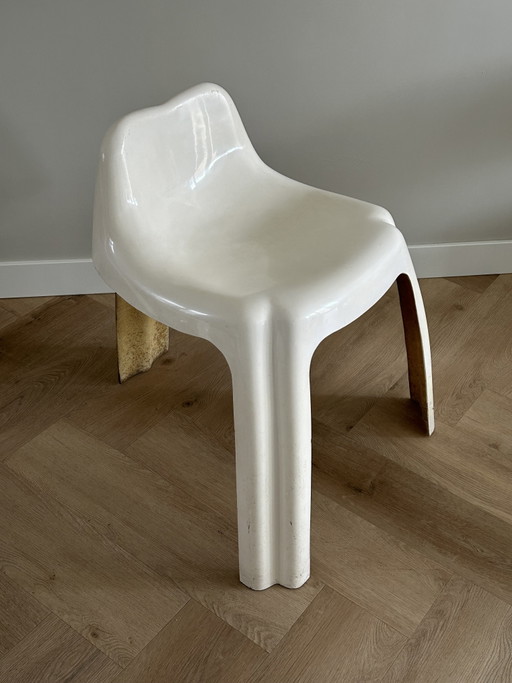 Ensemble de 4 chaises « Ginger » de Patrick Gingembre – Paulus, France, vers 1970 – eetkamerstoelen (photo 2 of 11)