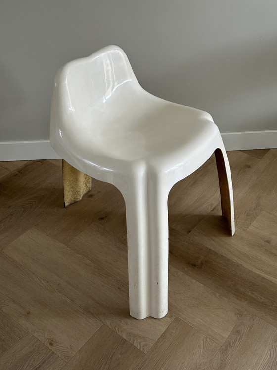 Juego de 4 sillas Patrick Gingembre ‘Ginger’ – Paulus, Francia, ca. 1970 – Sillas de comedor, Fiberglass (photo 2 of 11)
