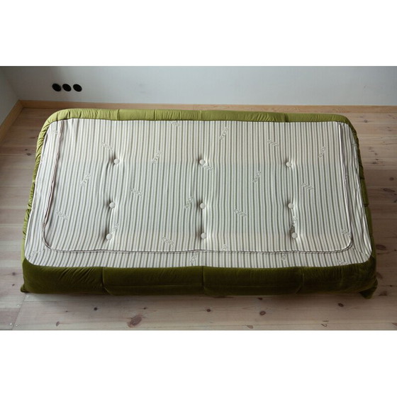 Image 1 of Ensemble salon vintage Togo en velours vert par Michel Ducaroy pour Ligne Roset, France 1970