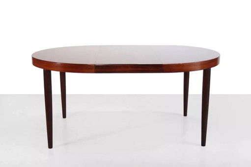 Round rosewood dining table by Kai Kristiansen for SVA Mobler – eettafels, Mid Century Modern (photo 2 of 6)