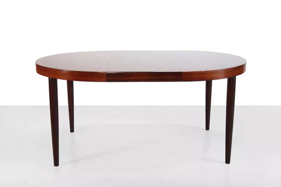 Round rosewood dining table by Kai Kristiansen for SVA Mobler – Mid Century Modern (photo 2 of 6)