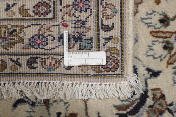 Image 1 of Origineel Perzisch tapijt Keshan, Kashan Beige 394 x 292 cm In topconditie Klassiek