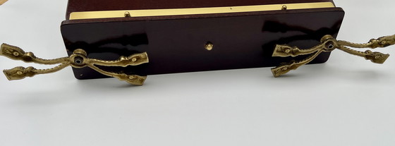 Image 1 of Portariviste decorativo in stile Impero – legno e ottone, piedini girevoli con nappe