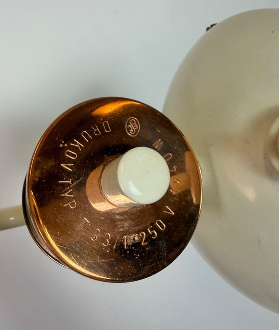 Image 1 of Vintage Wall Light with Milk Glass from Drukov, 1960s