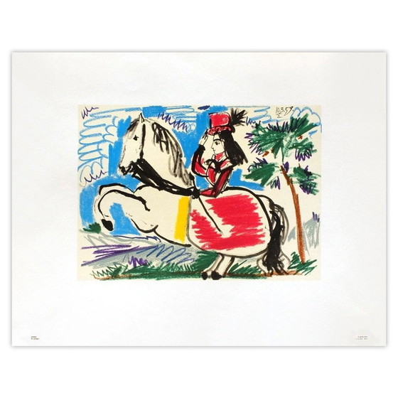 Image 1 of Pablo PICASSO Fotolitografía La cavalière 1961