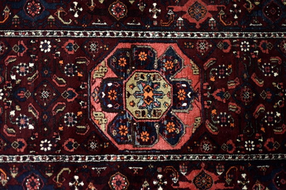 Vintage handgeweven Midden-Oosterse Oosterse Hamadan tapijt, jaren 60 – Decoratieve objecten, Wool (photo 8 of 12)