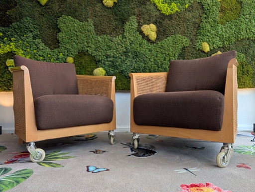 2x Flexform Mozart armchair