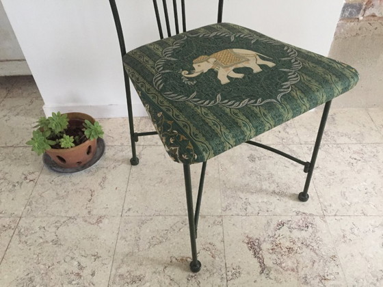 Image 1 of Vintage Wrought Iron Garden Chair