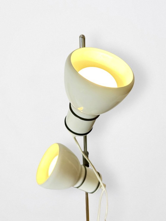 Image 1 of Vintage 70's white floor lamp