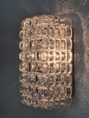 Original ERCO 54 090 Bubble Glass Wall Light, 1960s German Mid-Century Modern Vintage Sconce
