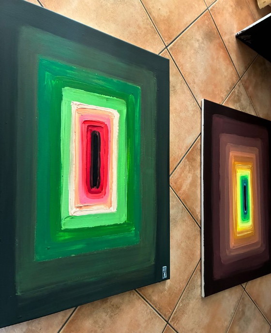 Chromatic Pulsation I – Walter Geraci, Paintings & Drawings, Canvas (photo 8 of 8)
