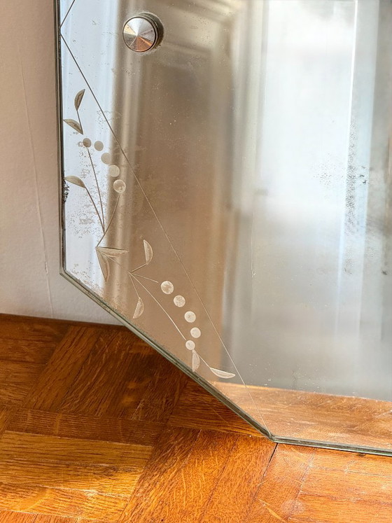 Miroir Glace Biseautée – Glass, Wood (photo 5 of 8)