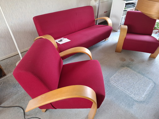 Ensemble de design rare « Primo » – Geert Baarsma (Dokkum) | 2 Fauteuils + Canapé