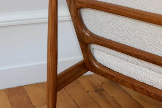 Image 1 of Fauteuil scandinave vintage teck Grete Jalk 1960