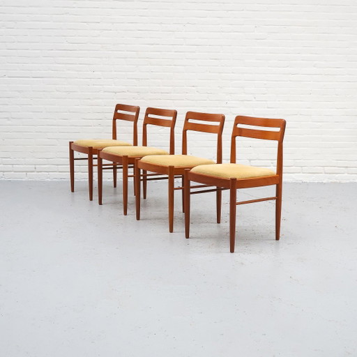 Sedie da pranzo di design danese Bramin anni '60