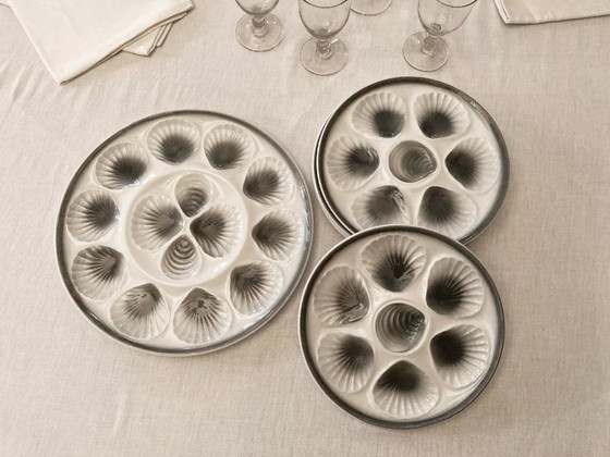 Image 1 of Servizio di ostriche, Moulin des Loups, anni '70