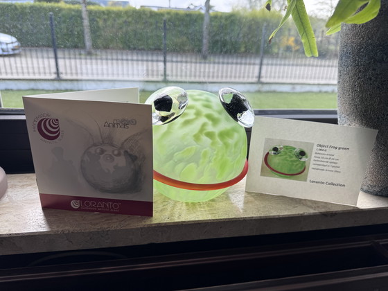 Image 1 of Grote Boheems kristal kikker-Loranto-Gelimiteerde oplage