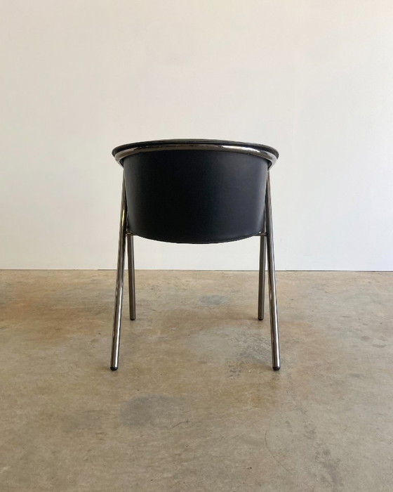 Image 1 of 4 sedie vintage in pelle Arrben Italy Georgia