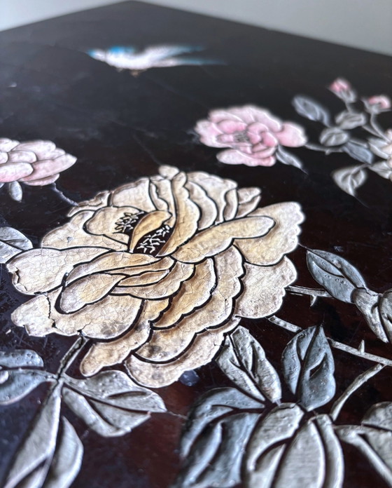 Image 1 of Coffret à objets précieux chinois incrusté de nacre (avec rapport d'expertise)