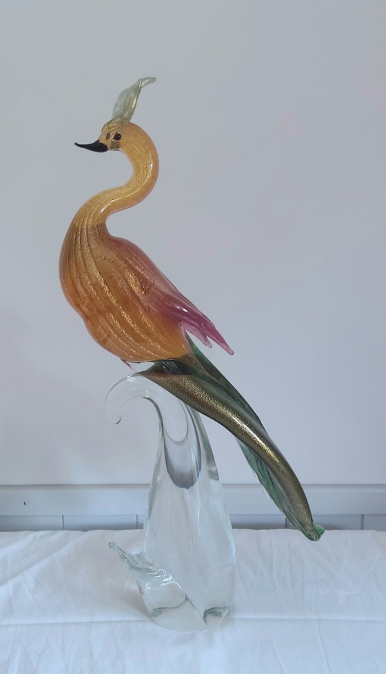Image 1 of Pauw Murano glas Formia Bladgoud
