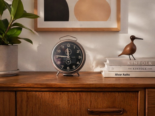 Vintage Peter 'Repeat' Wecker, ca. 1960er Jahre. In wunderschönem, funktionsfähigem Zustand.