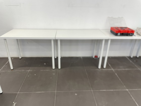 Image 1 of 7 x Tavoli bianchi Ikea modello Linnmon