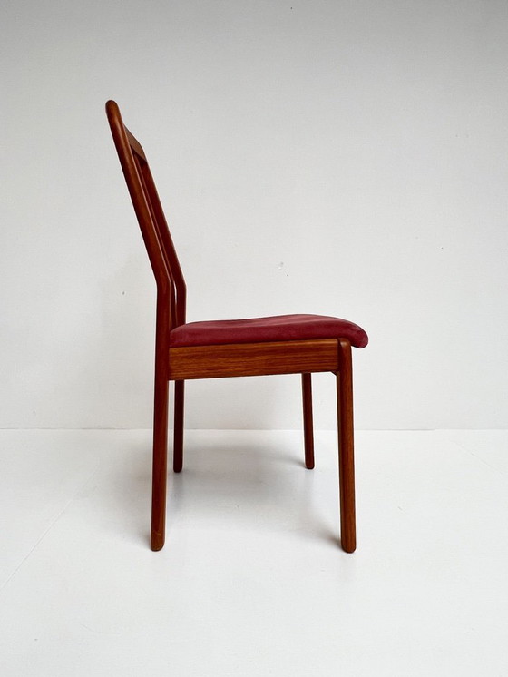 Image 1 of Set di 6 sedie danesi in legno di Dyrlund, anni '60