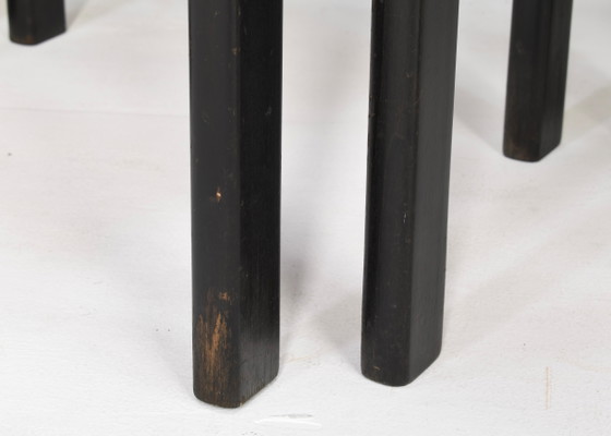 14x Italian Postmodern Stacking Chairs in Sottsass Memphis Style - Italy, 1970's, Dining chairs, Metal, Red (photo 12 of 20)