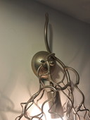 2 lampade da parete di marca Van Egmond Hollywood in nichel
