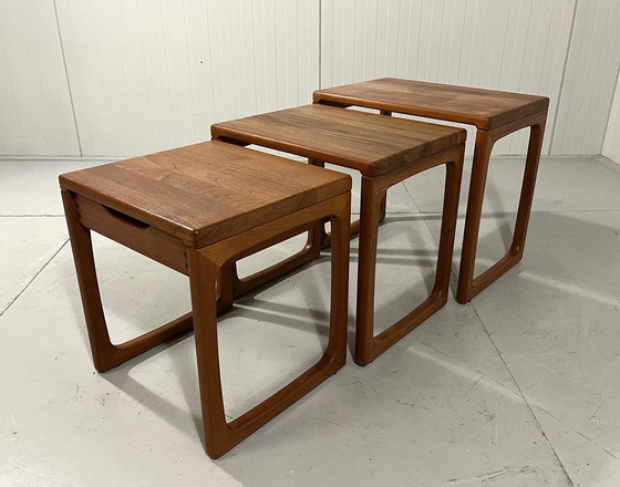 Image 1 of Br Gelsted Nesting Tables Mimiset With Drawer Denmark