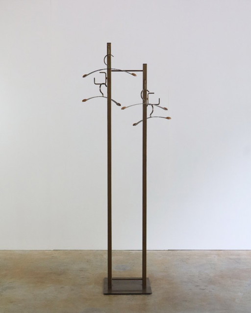 Vintage Bony Design Coat Rack With Coat Hangers