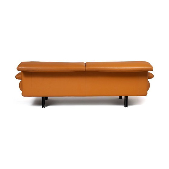Alanda Bank van Paolo Piva voor B&B Italia, jaren 80 – Banken, Leather, Metal (photo 7 of 10)