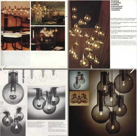 Bulb hanging lamp by Frank Ligtelijn for Raak 1970s – Pendant lamps, Glass (photo 8 of 8)