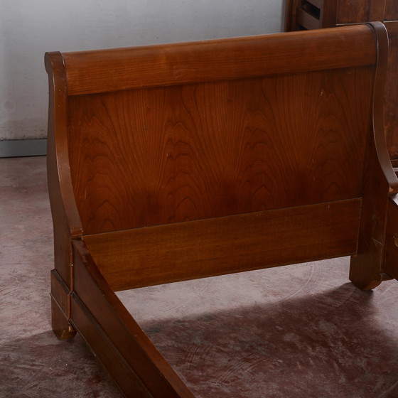 Letto a slitta vintage autoportante – Letti da giorno, Legno, Mid Century Modern (photo 5 of 9)