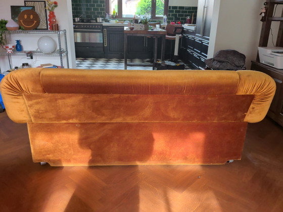 Divano Vintage Giallo Ocra – UP Závody, Divani, Textile, Velvet (photo 6 of 7)