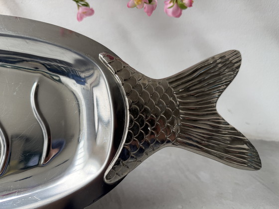 Image 1 of vintage bmf fish serving platter – west germany 1970s