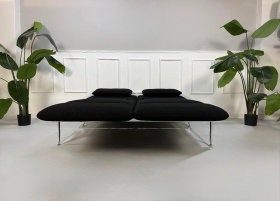 Image 1 of Brühl Roro Medium Fabric Black Sofa