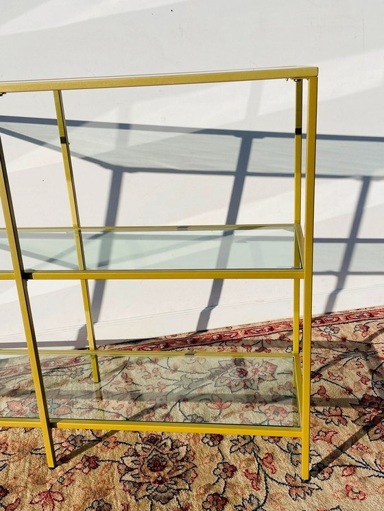 Image 1 of Contemporary gold-colored rack