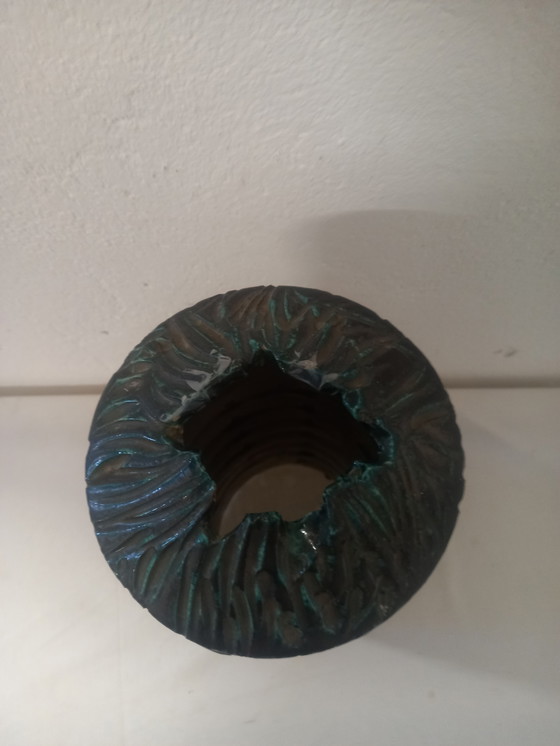 Image 1 of Vintage glazed ceramic vase